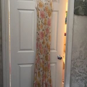 Chiffon summer maxi Betsey Johnson dress